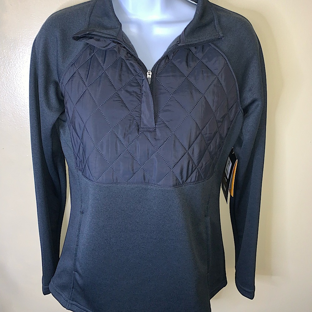 Grey half zip hoodie